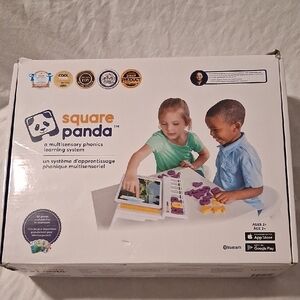 Square Panda Multisensory Phonics Learning System Ages 2+ New Still In Box